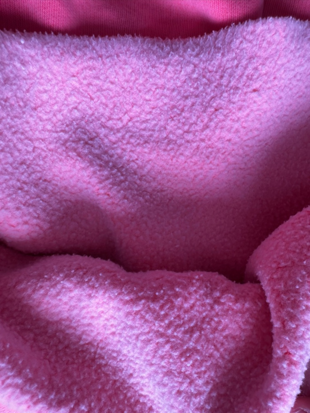 Tna by aritzia Coral Pink Cropped Hoodie Jogger Set XS Cozy Fleece - Picture 12 of 14